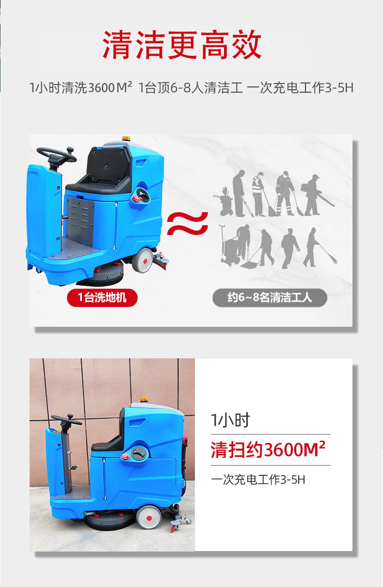 伊犁驾驶式洗地机更适合用在高铁站